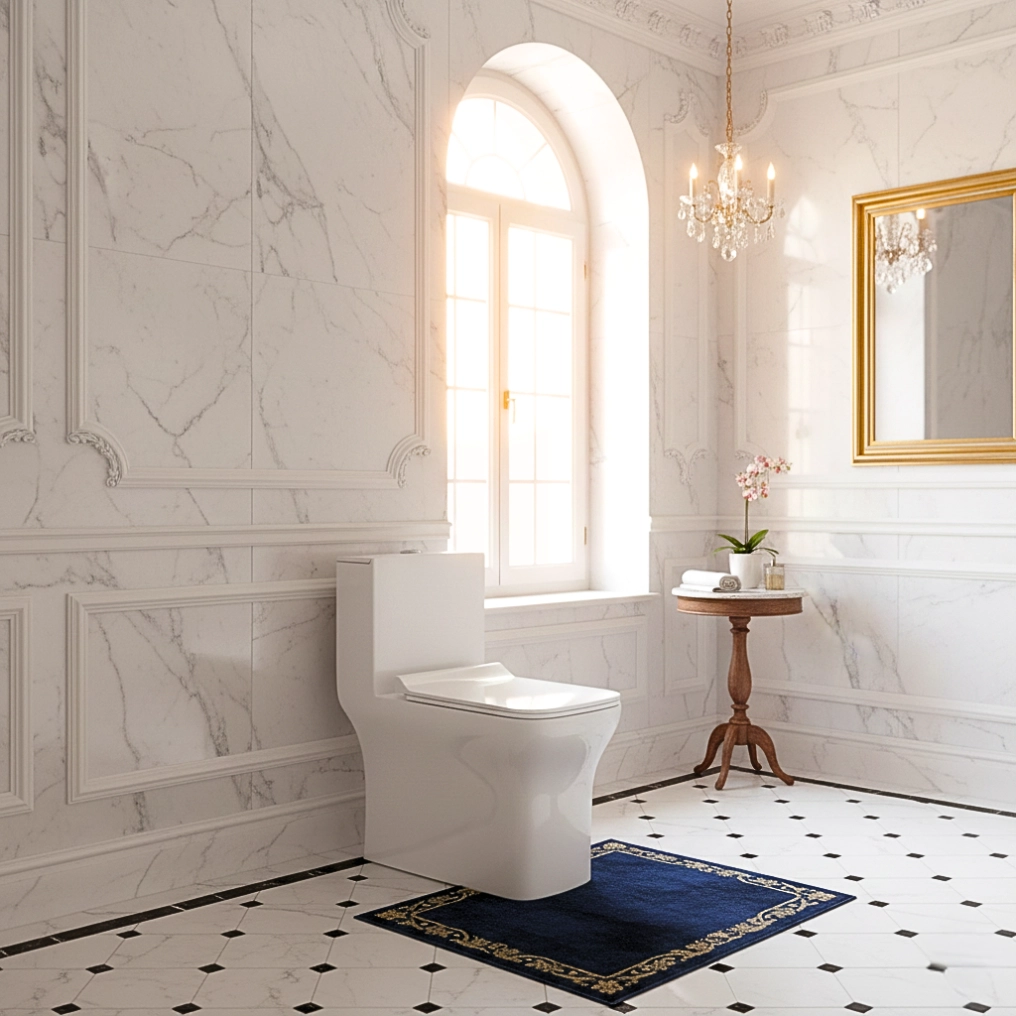 Aspire  Dual Flush One Piece Commode by Essco