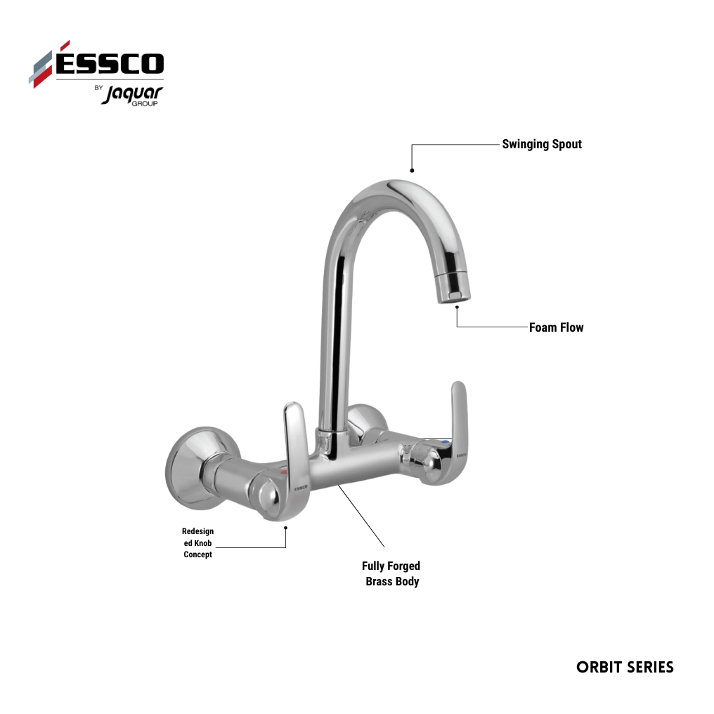 Essco (by Jaquar) Orbit Series Sink Mixer - Luxur Studio Kitchen & Bathroom Fittings