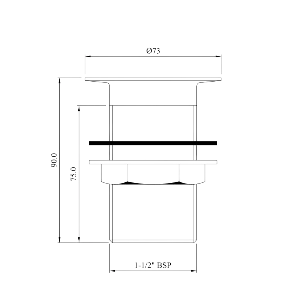 Long Waste Coupling by Essco(Jaqaur)