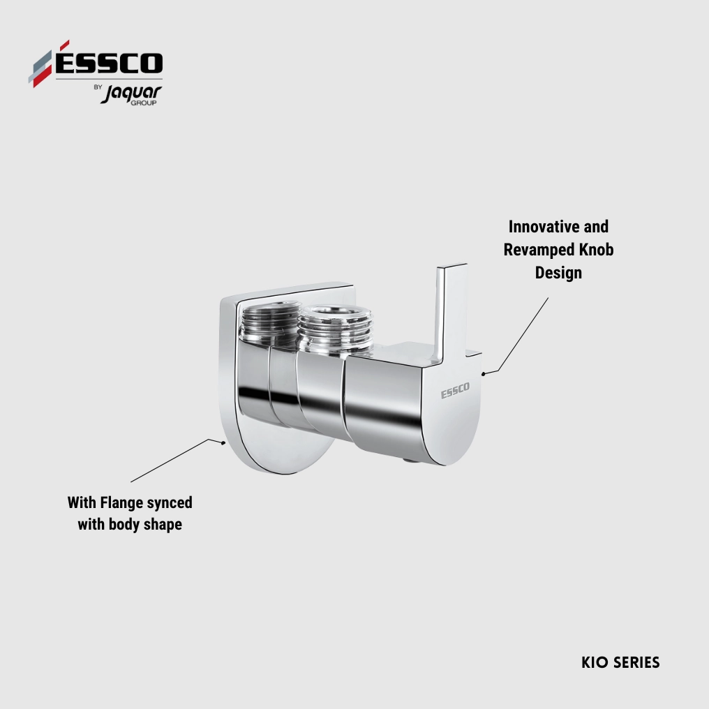 Essco (by Jaquar) Kio Project Series Angle Valve - Luxur Studio Kitchen & Bathroom Fittings