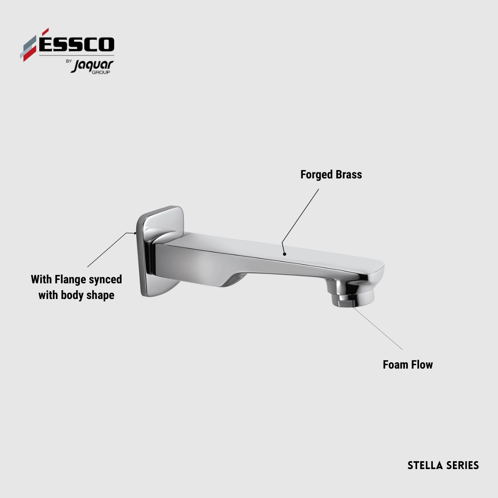 Essco (by Jaquar) Bath Tub Spout - Luxur Studio Kitchen & Bathroom Fittings