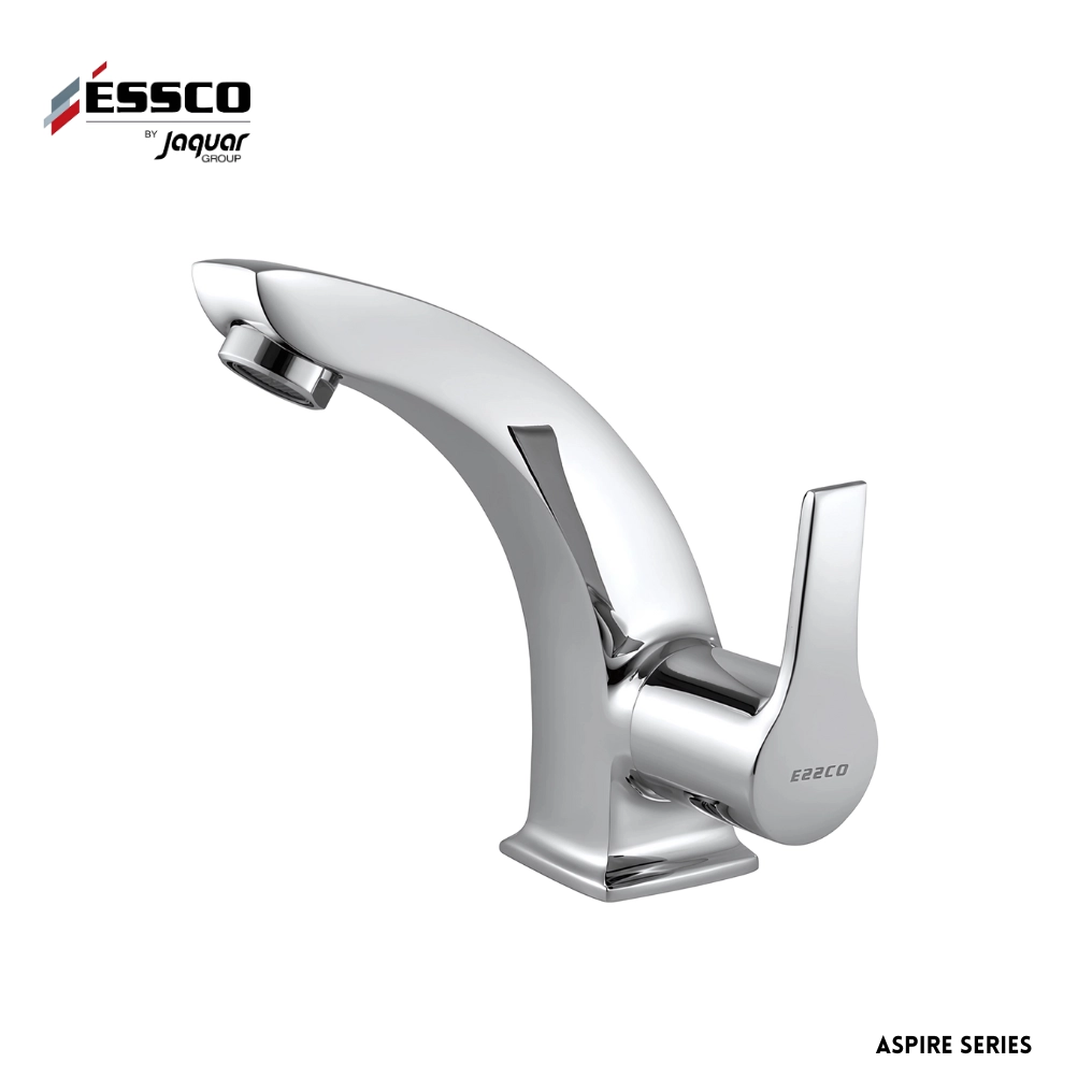 Essco (by Jaquar) Aspire Series Swan Neck Basin Tap- Luxur Studio Kitchen & Bathroom Fittings