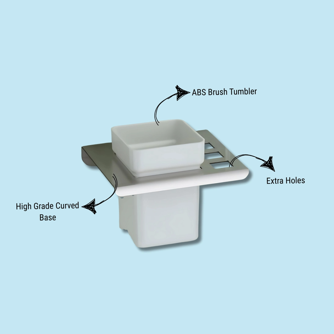 Cold Series Tooth Brush Holder – Luxur Studio Kitchen & Bathroom Fittings