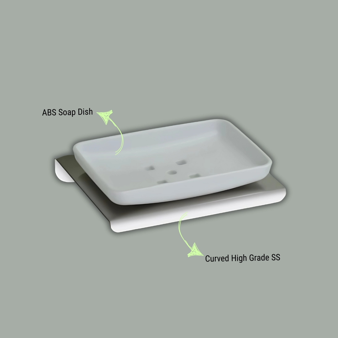 Cold Series Single Soap Dish –Luxur Studio Kitchen and Bathroom Fittings