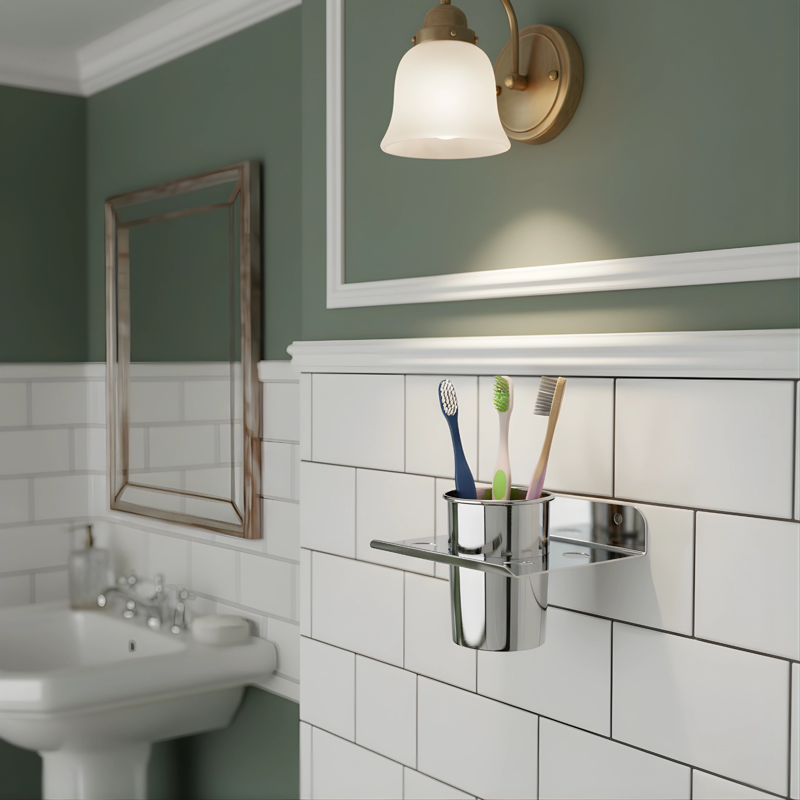 SS Tooth Brush Holder – Luxur Studio Kitchen & Bathroom Fittings