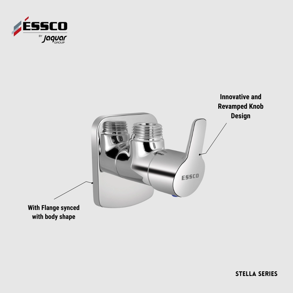Essco (by Jaquar) Stella Project series Angle Valve - Luxur Studio Kitchen & Bathroom Fittings