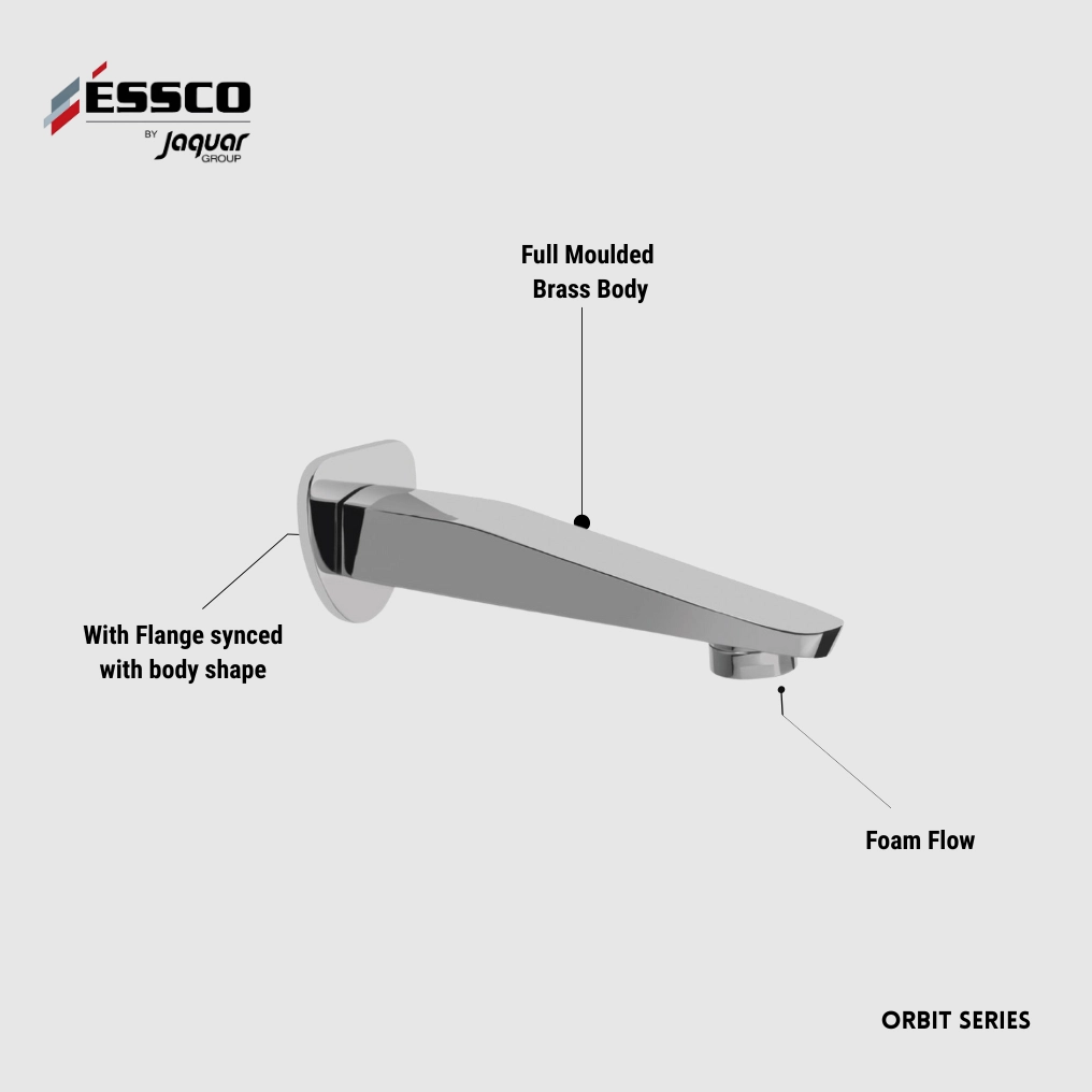 Essco (by Jaquar) Bath Tub Spout - Luxur Studio Kitchen & Bathroom Fittings