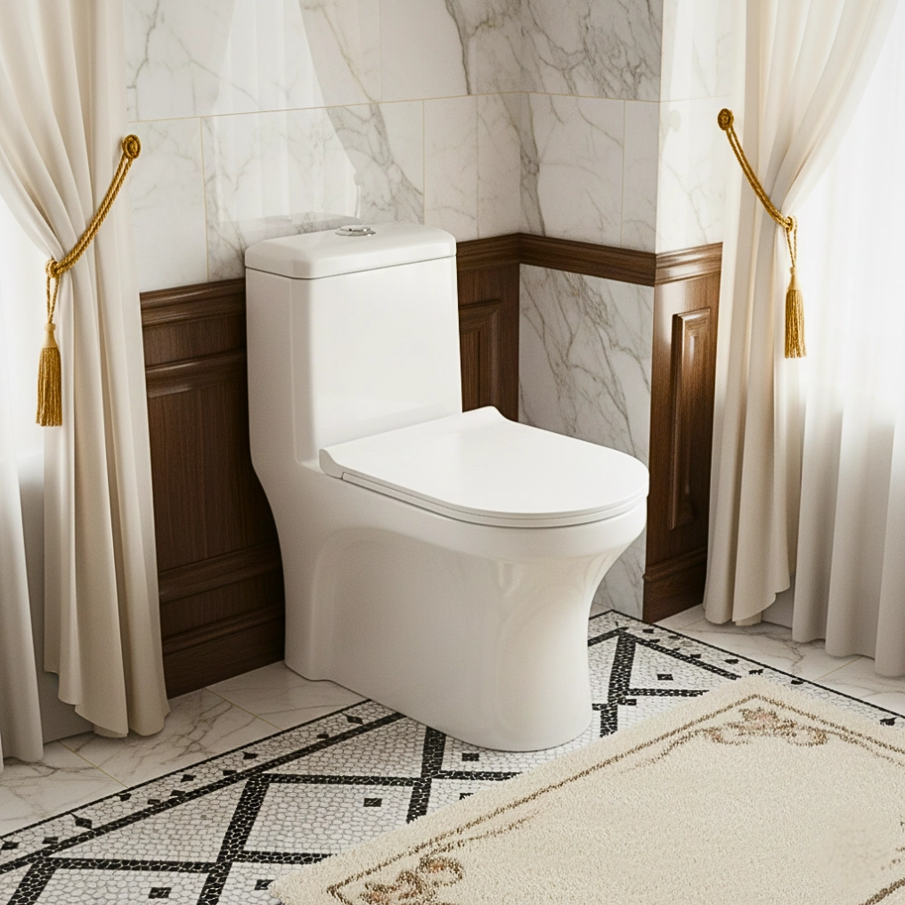  Elements Dual Flush One Piece Commode by Essco