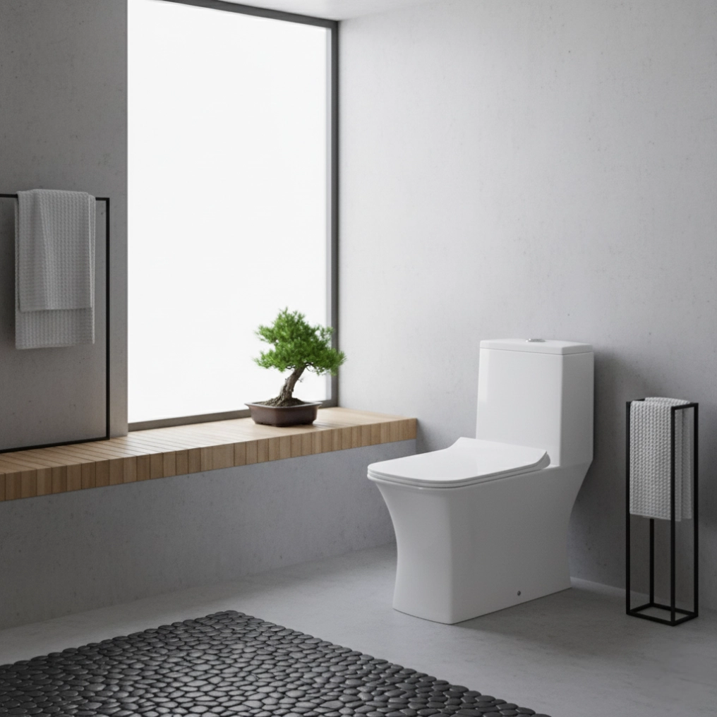 Pajero - Dual Flush One Piece Commode by Luxur Studio