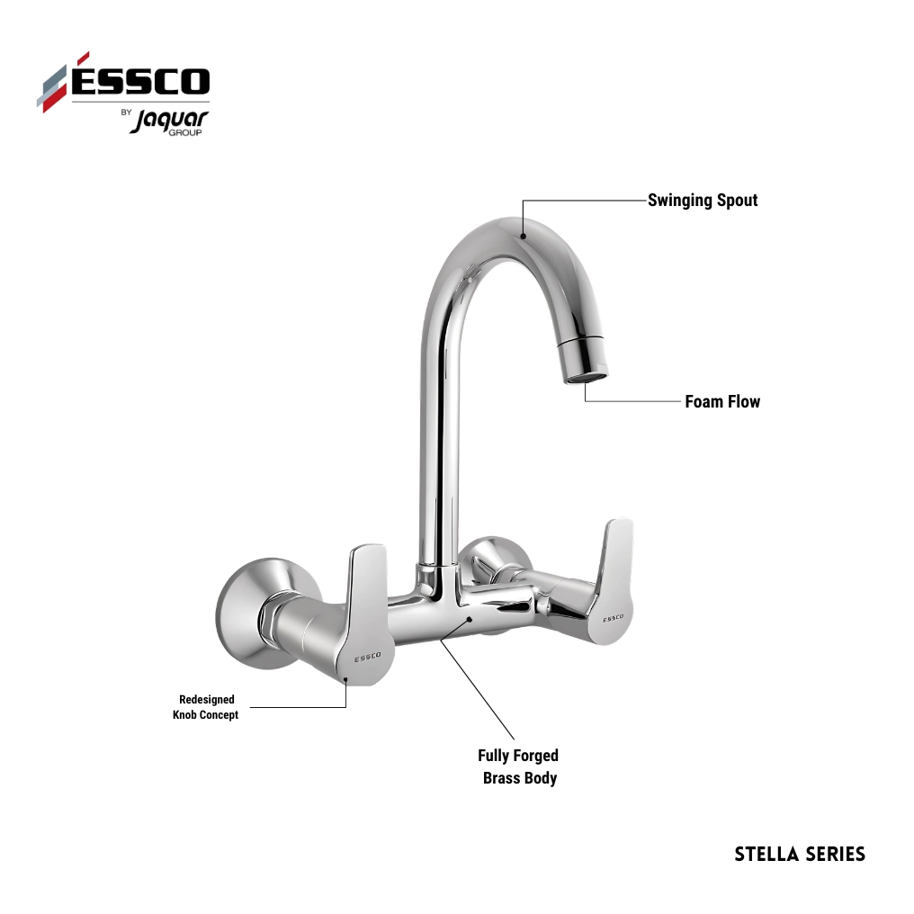 Essco (by Jaquar) Stella Series Sink Mixer - Luxur Studio Kitchen & Bathroom Fittings