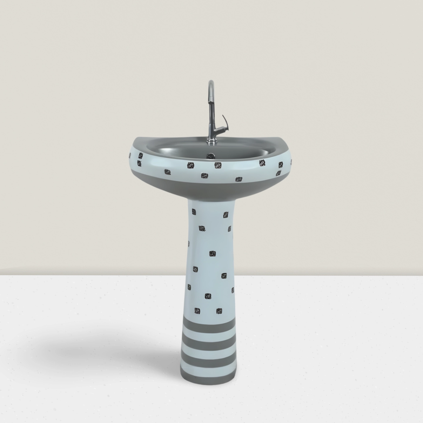 Classic - 005 -  Pedestal Basin by Luxur Studio