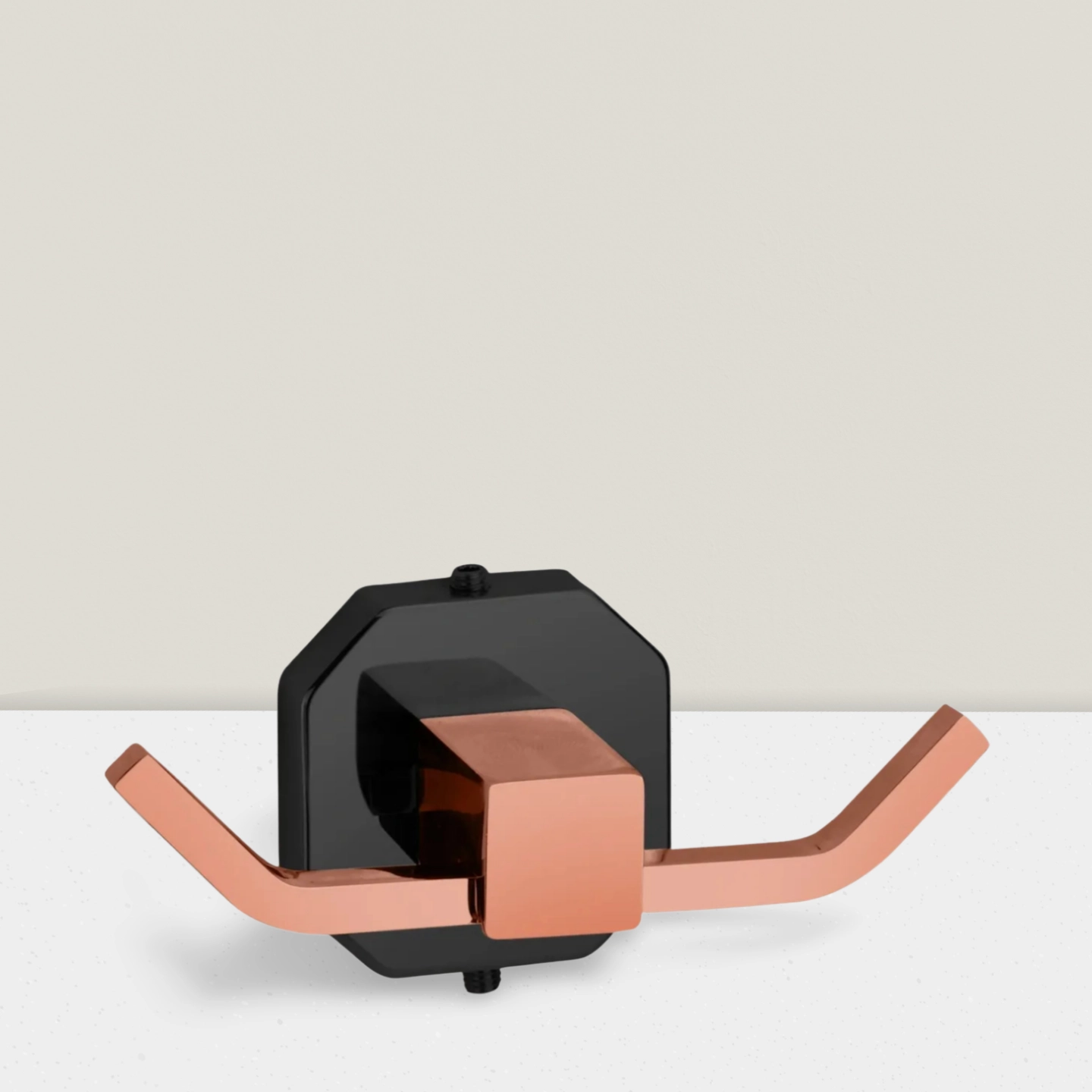 SS Copper (PVD Finish) Double Coat Hook - Luxur Studio Bathroom Accessoriess
