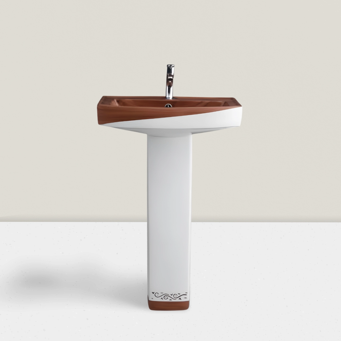 Loras - 001 - Pedestal Basin by Luxur Studio