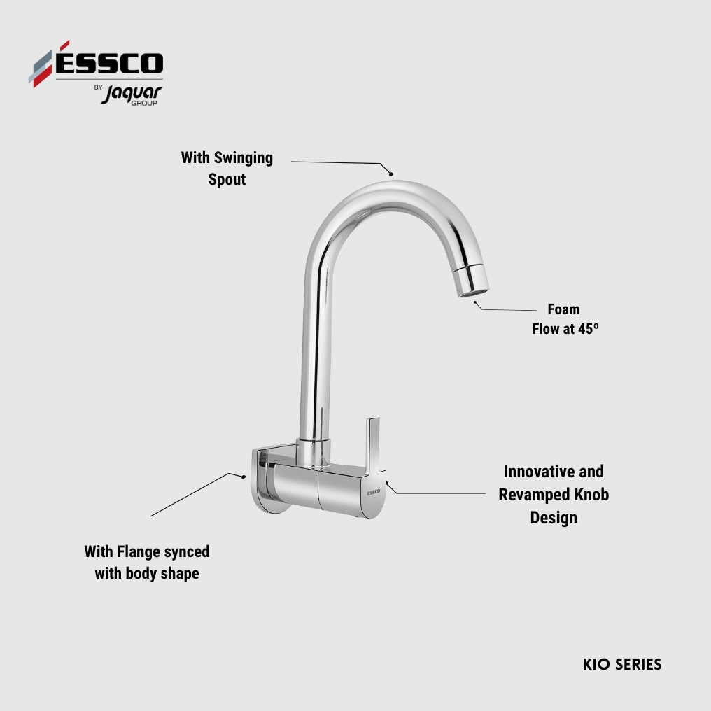 Essco (by Jaquar) Kio Series Sink Tap - Luxur Studio Kitchen & Bathroom Fittings