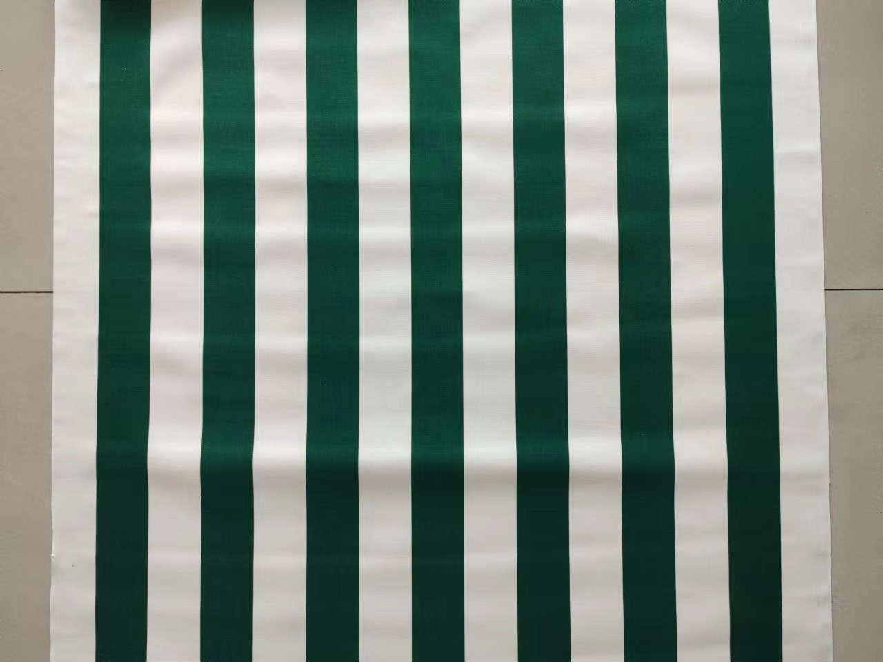 3117Sunseashell Solution dyed acrylic fabric Striped Green and White Fabric
