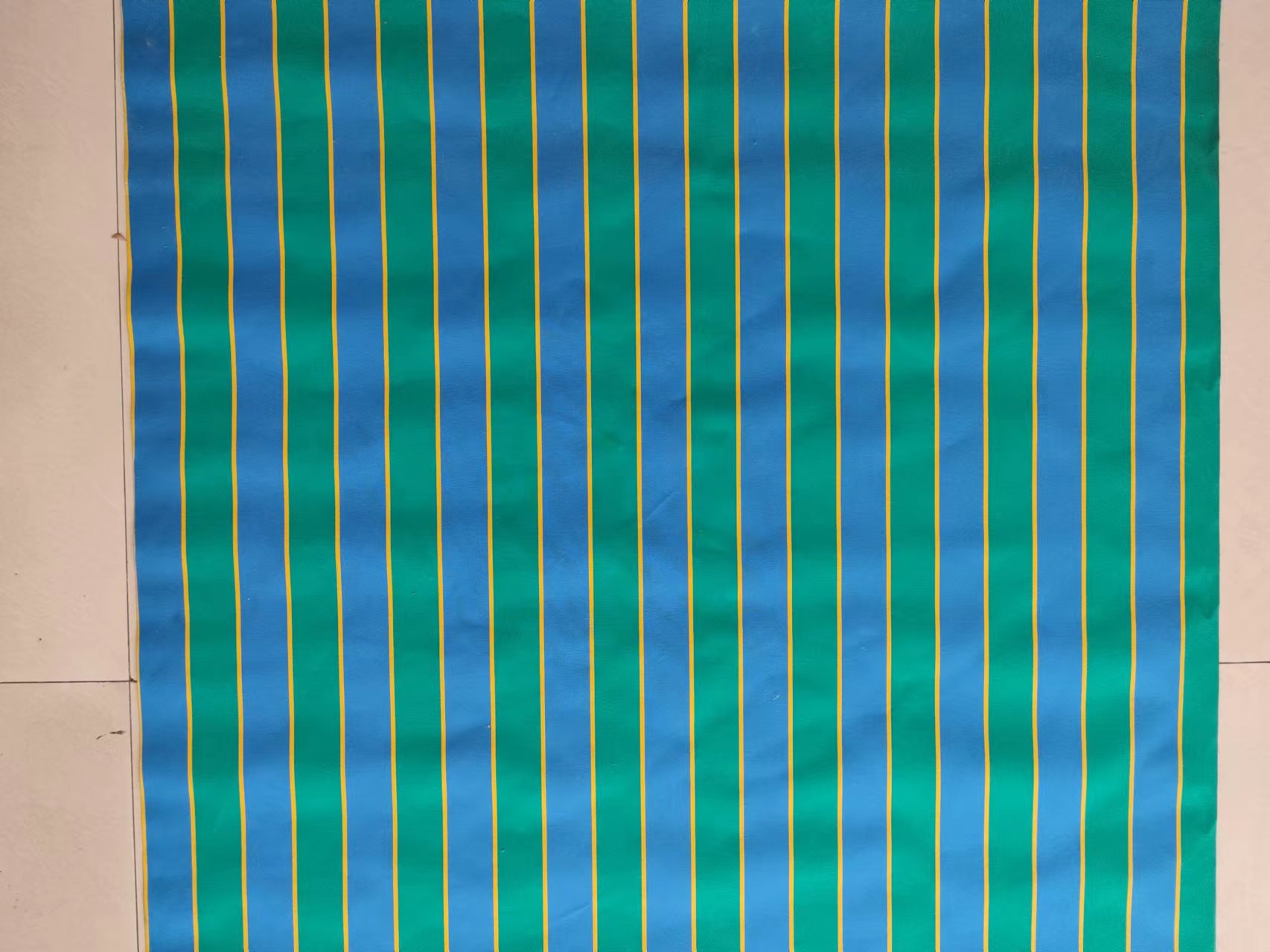 3123Sunseashell Solution dyed acrylic fabric Striped Beach Mat