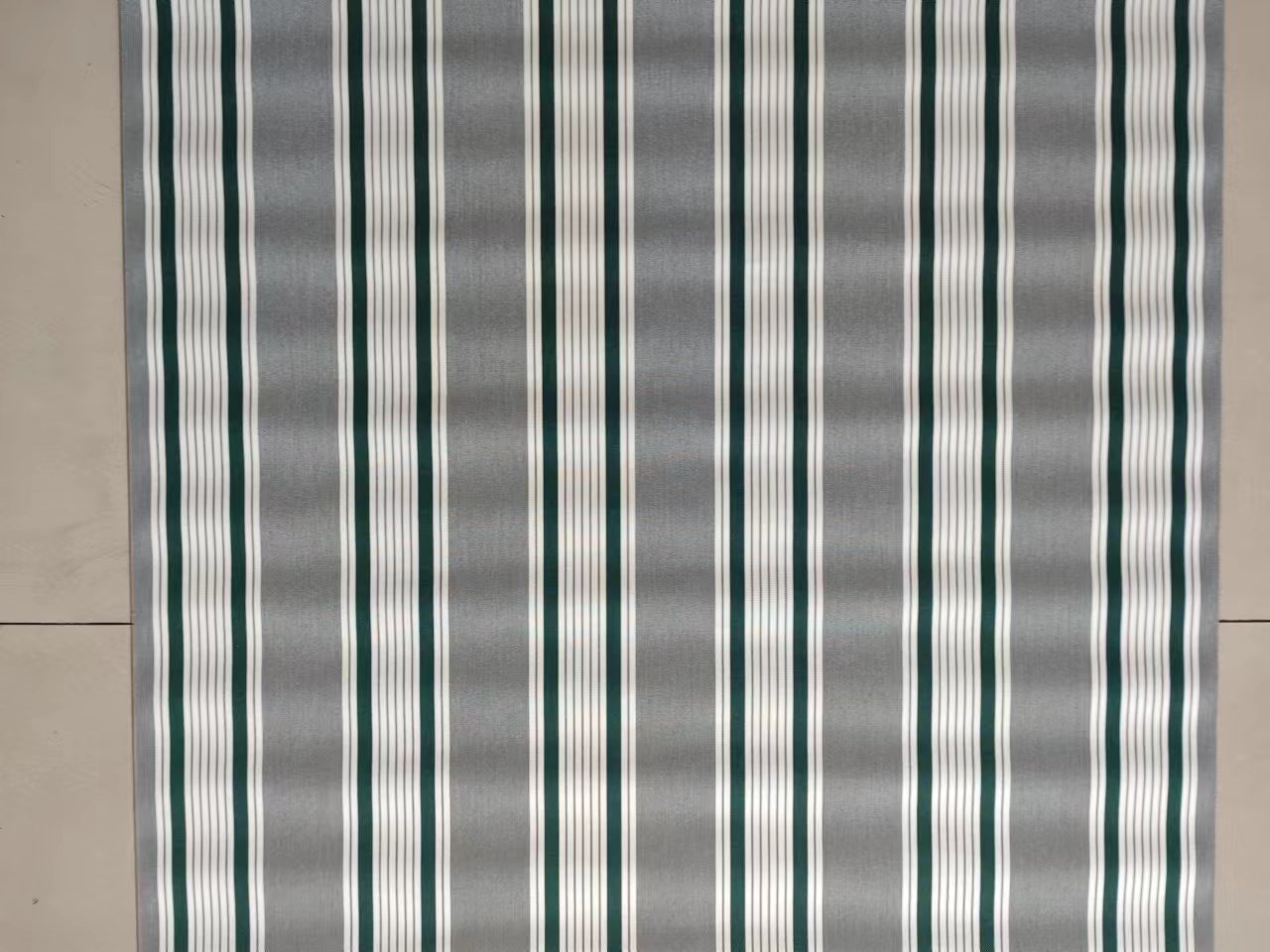 3125Sunseashell Solution dyed acrylic fabric Striped Area Rug