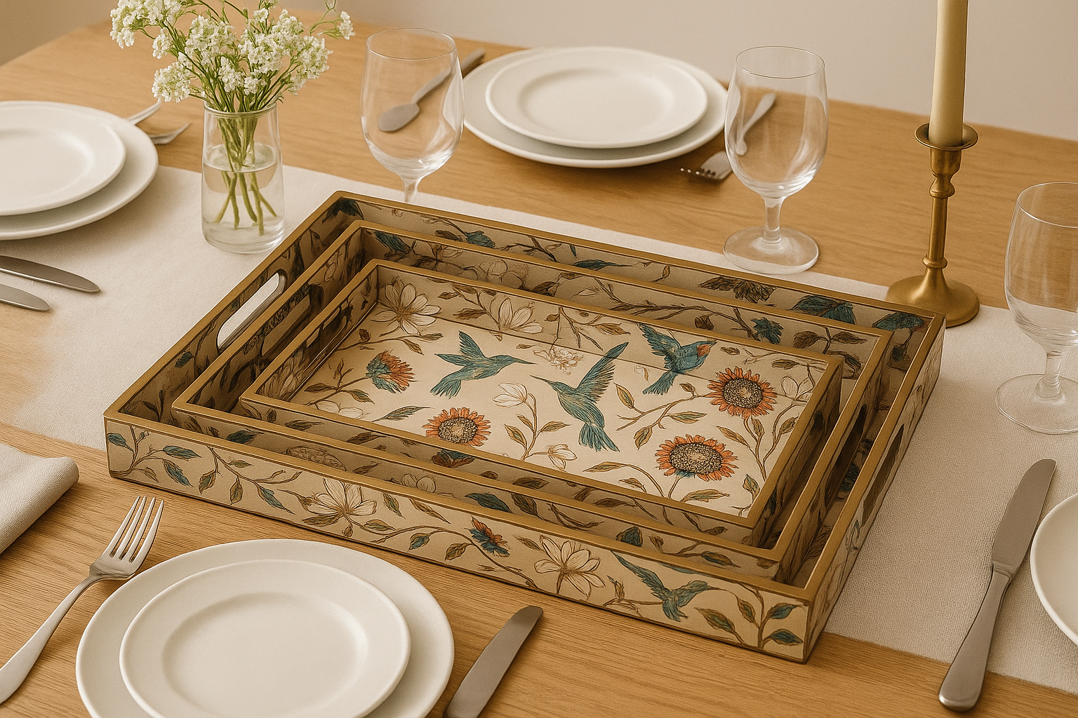 Decorative Wooden Trays