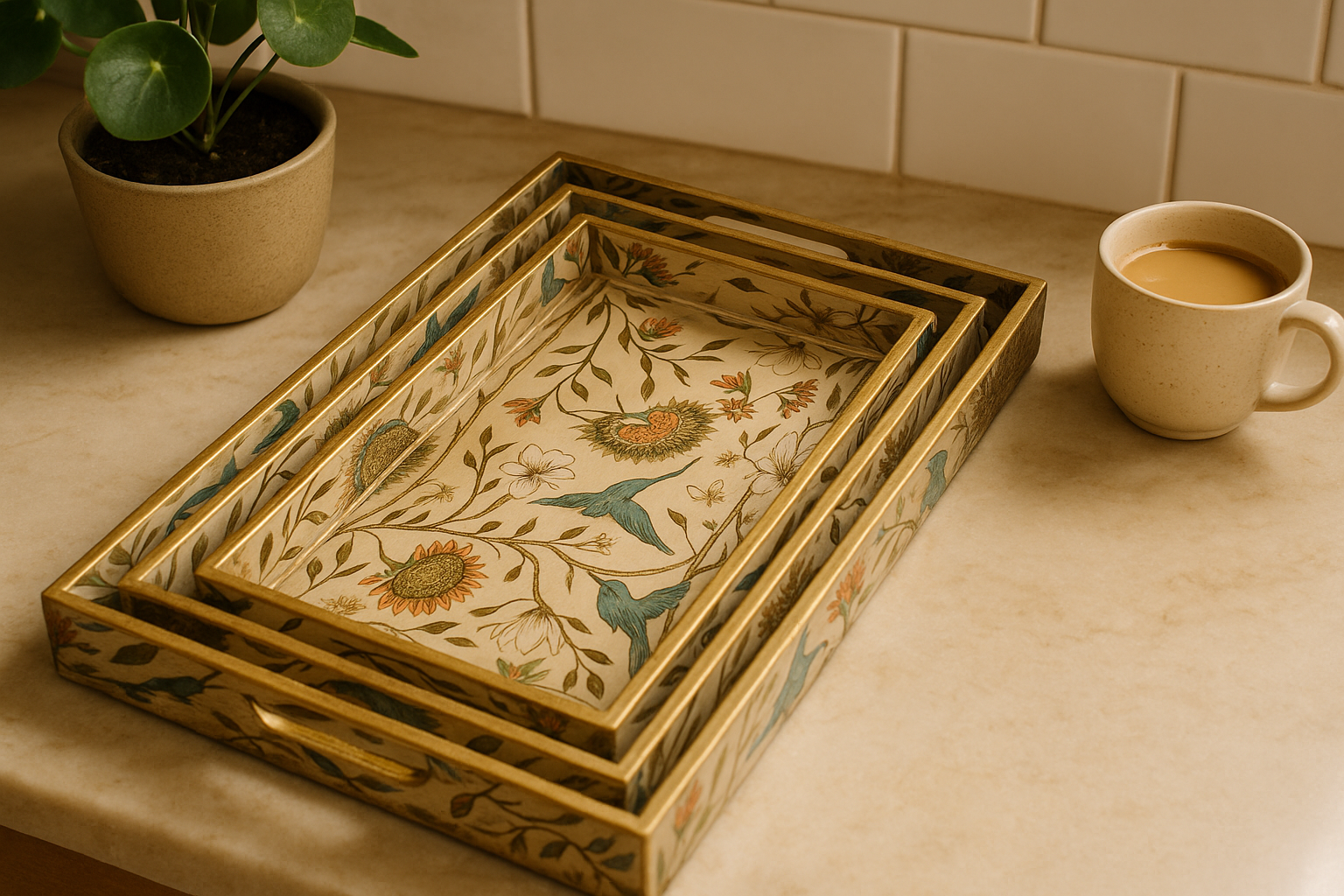Decorative Wooden Trays