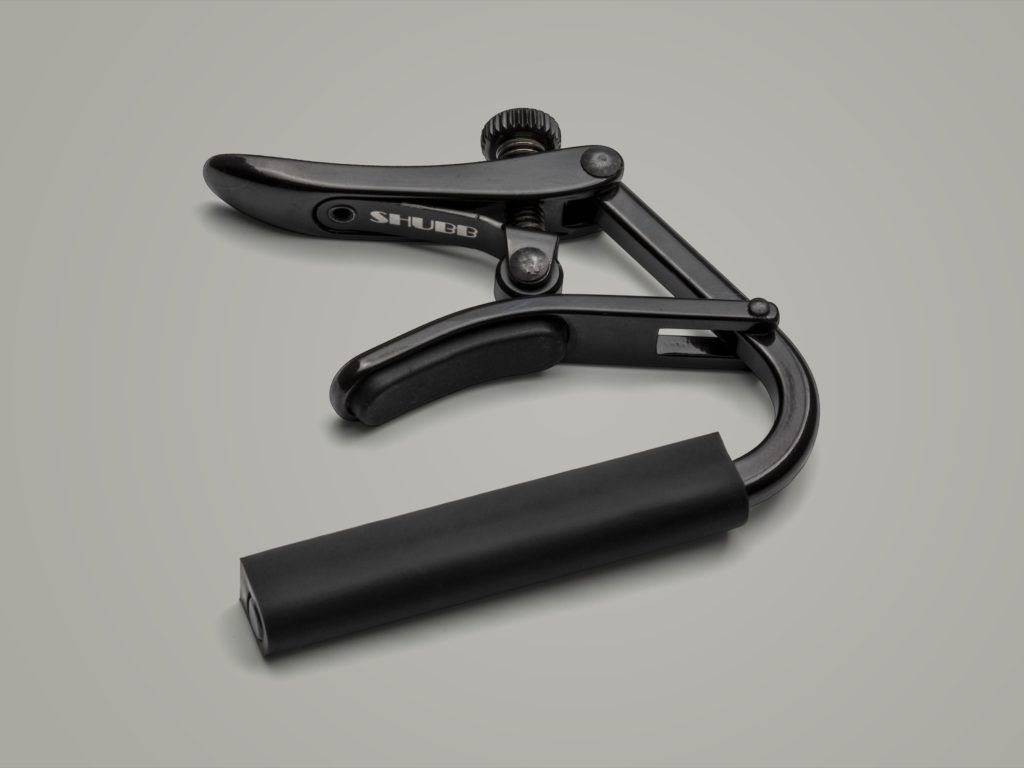 Shubb Professional Flamenco Guitar Capo- Black