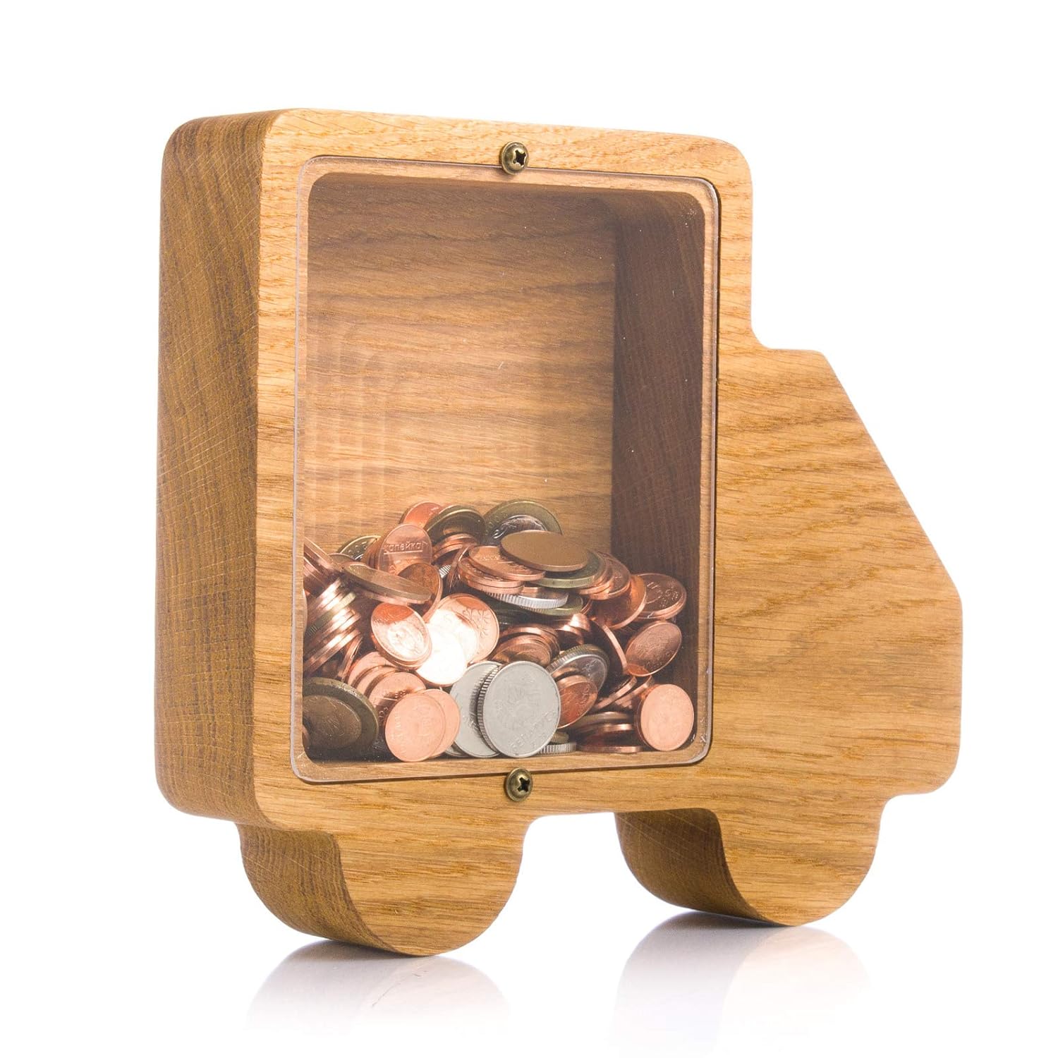 Personalized Wooden Truck Piggy Bank