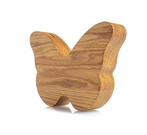 Wooden Butterfly Piggy Bank 