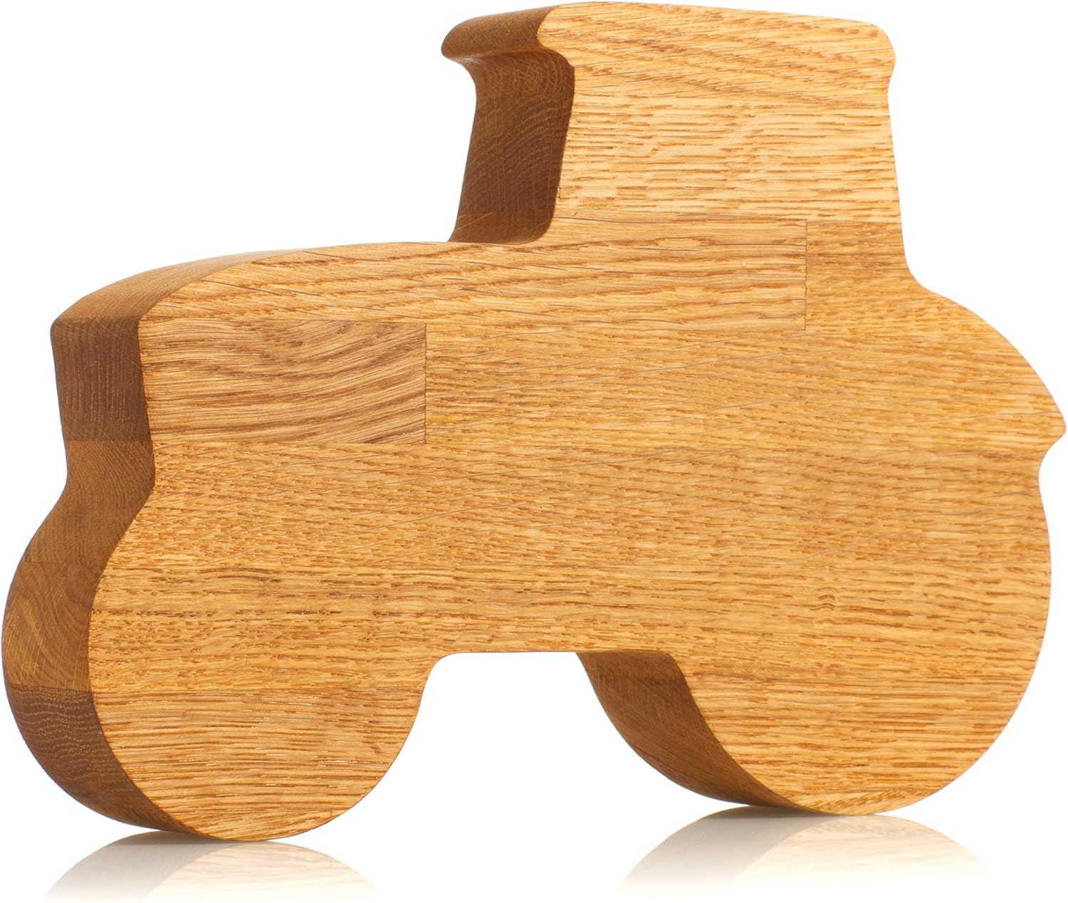 Personalized Wooden Tractor Piggy Bank 