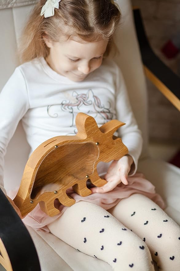 Rhinoceros Dinosaur Piggy Bank 