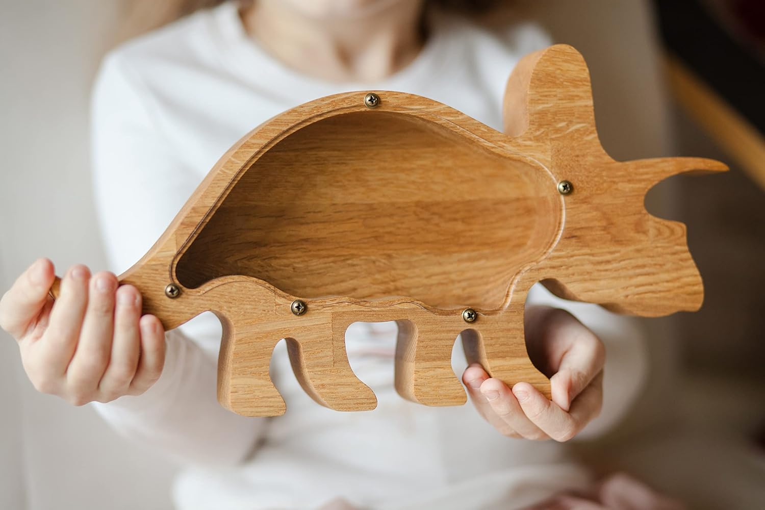 Rhinoceros Dinosaur Piggy Bank 