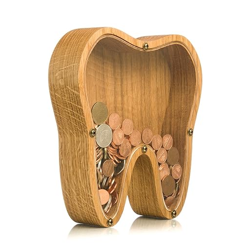 Tooth-Shaped Piggy Bank 