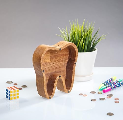 Tooth-Shaped Piggy Bank 