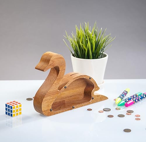 Swan-Shaped Piggy Bank