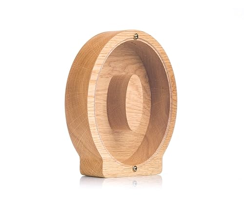 Personalized Wooden Letter O Piggy Bank 