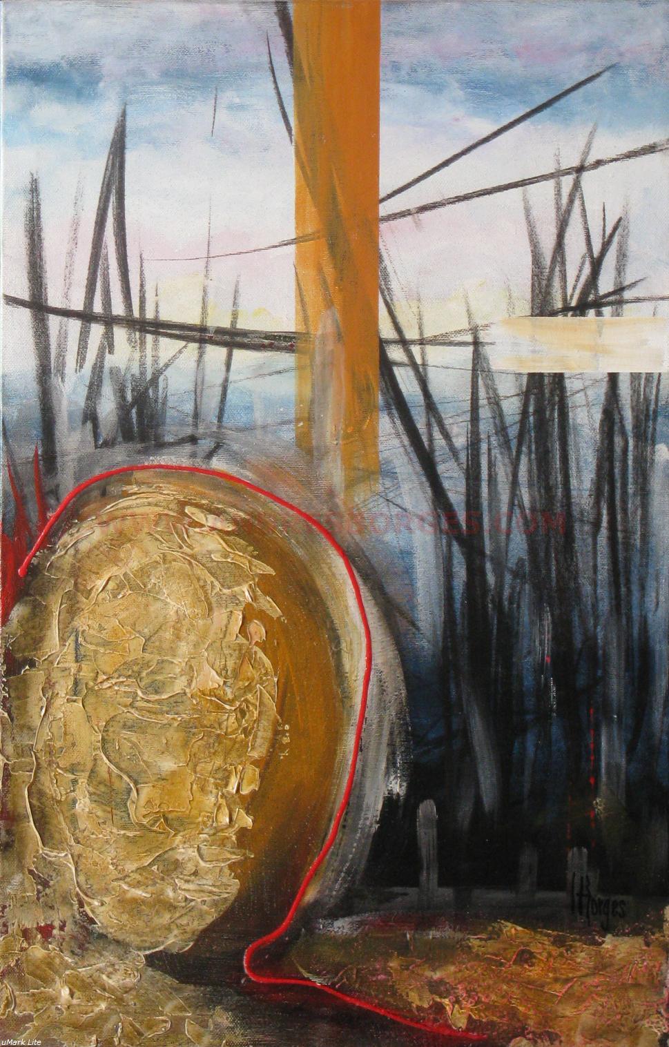 "Gotas de Agosto"Canvas  38x59,5 cm