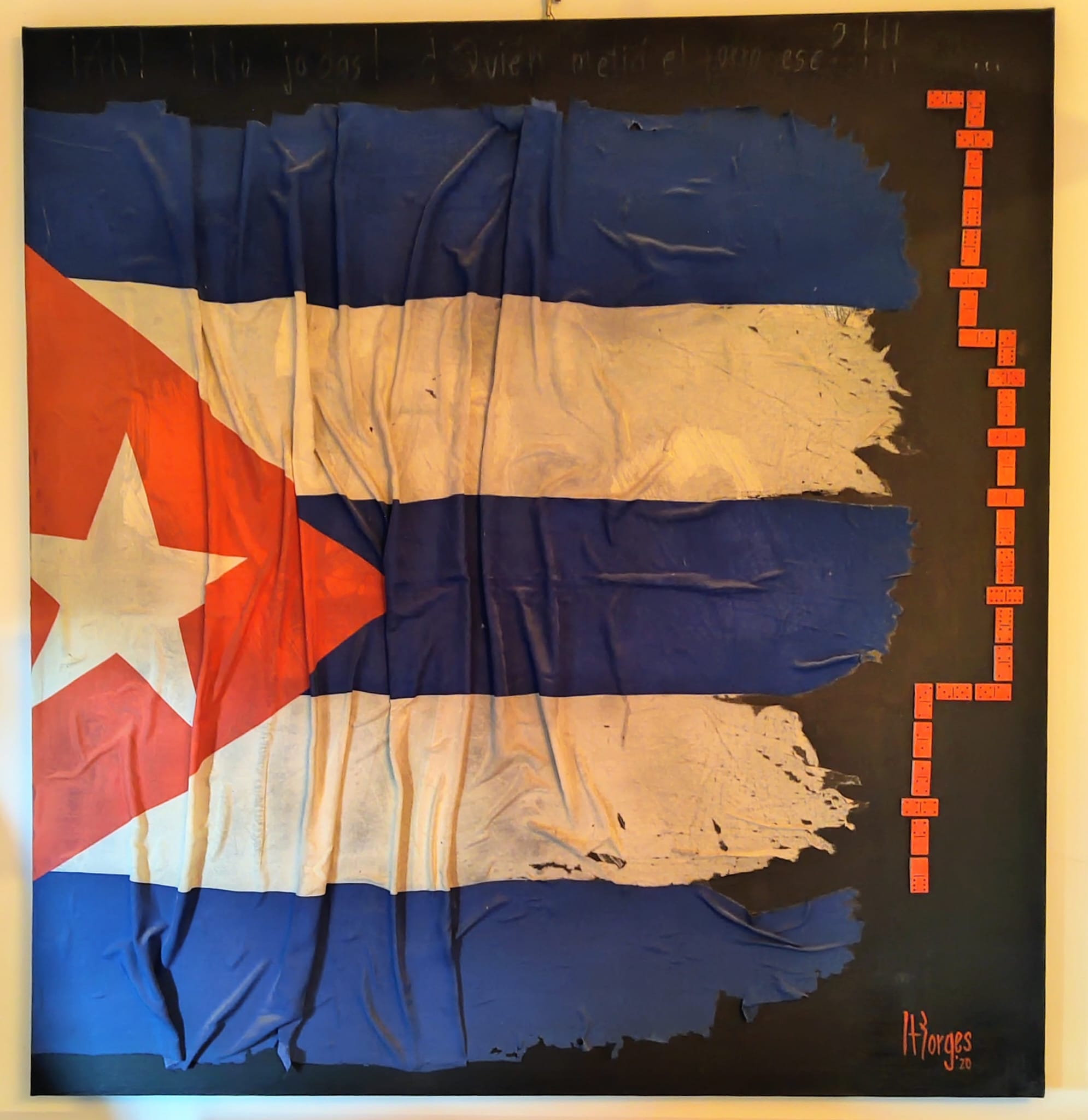 " Ah! No jodas! Quién metió el forro ese? "