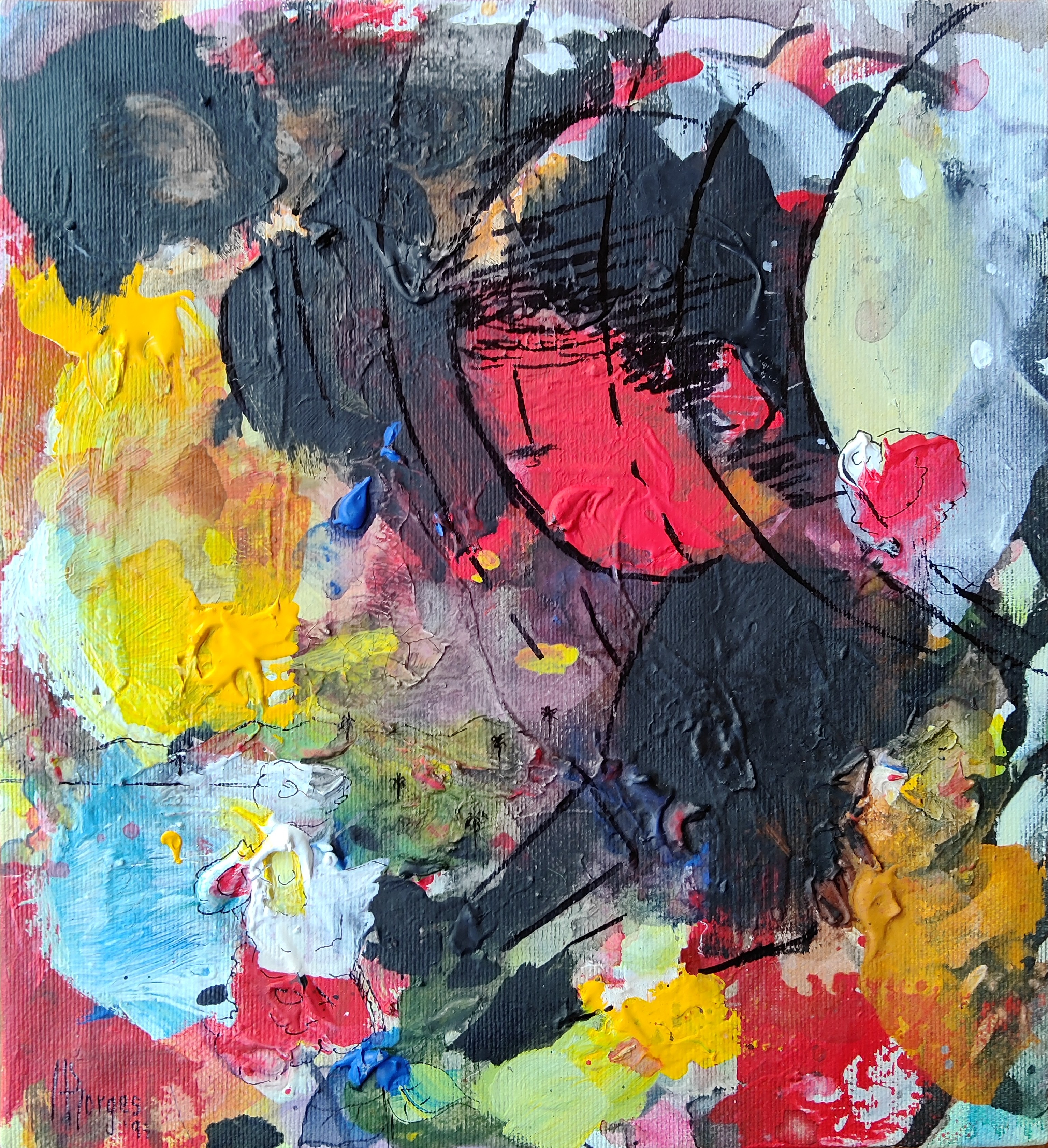 " Solo las flores blancas "