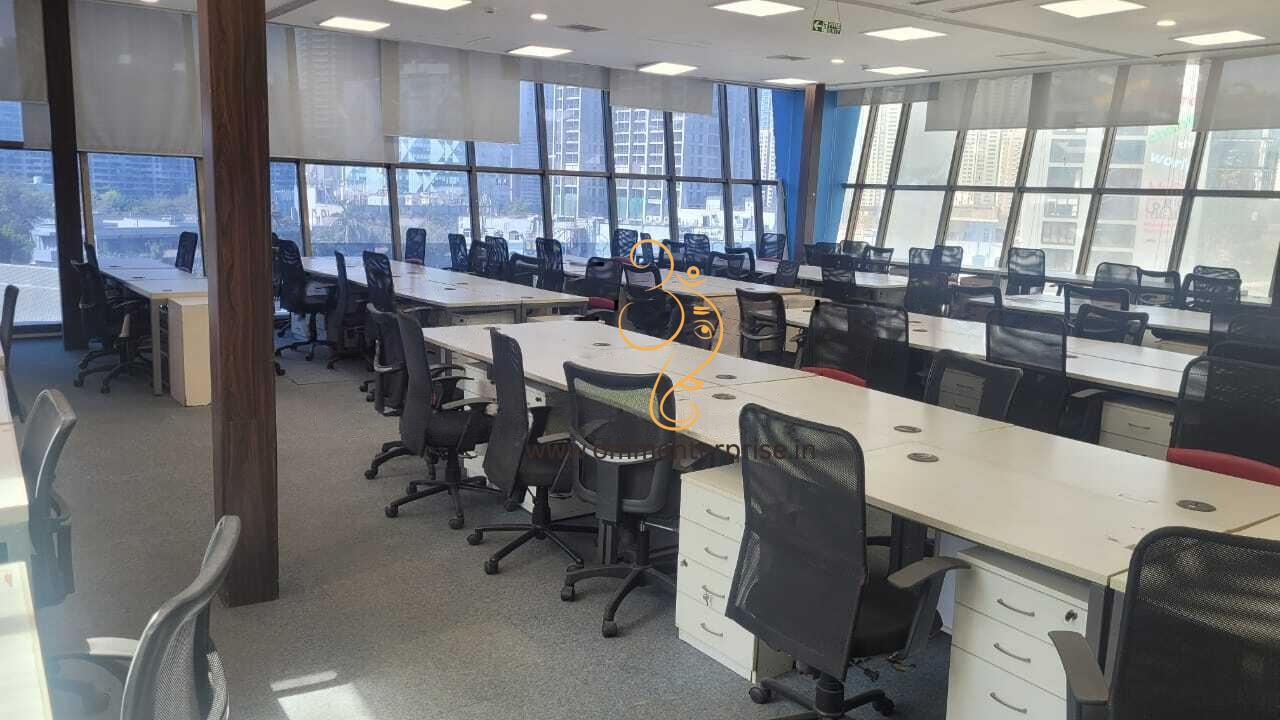 5500 sq. ft Fully Furnished Office Space near Lower Parel Station in 'B' Grade Building