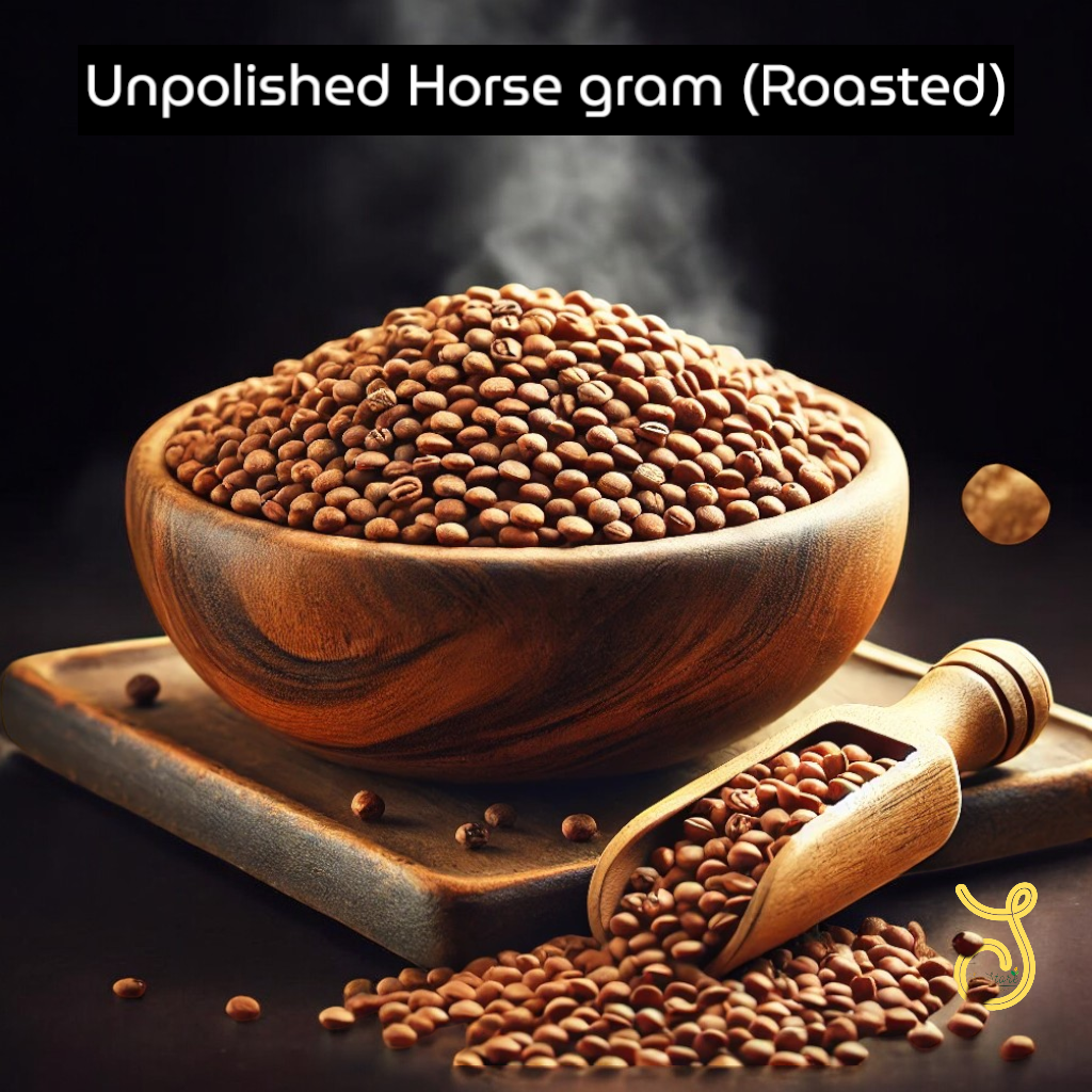 Unpolished Horse Gram Dal (roasted)
