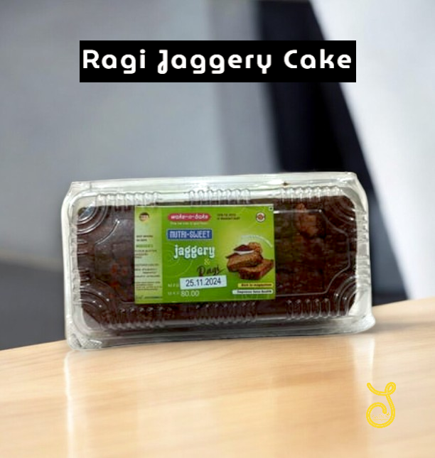 Ragi Jaggery Cake