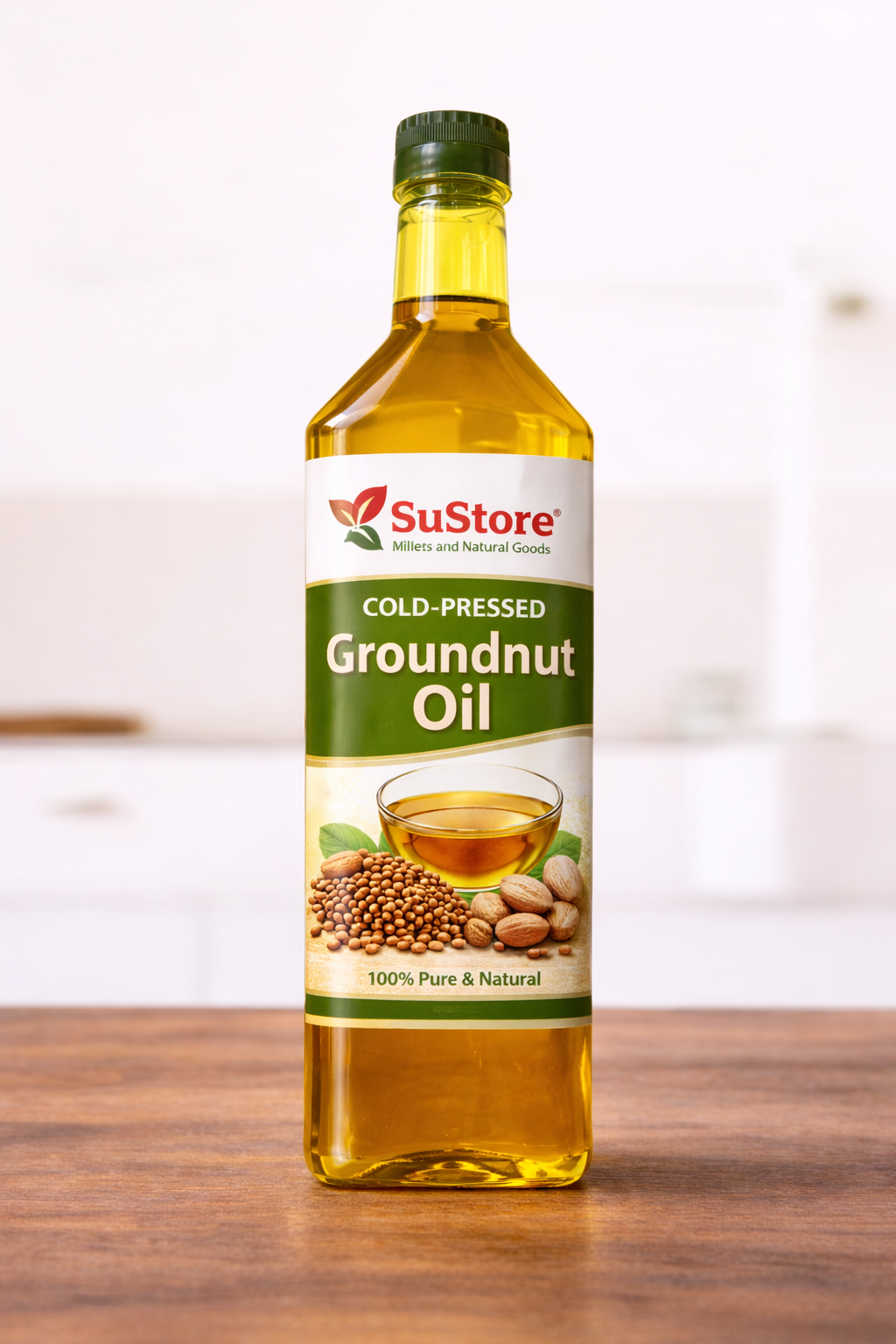 Cold-pressed Groundnut Oil 1ltr