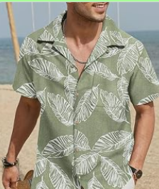 Green Hawaiian Shirt