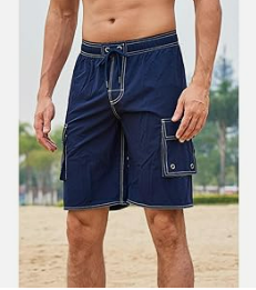 Men's Cargo Swim Trunks