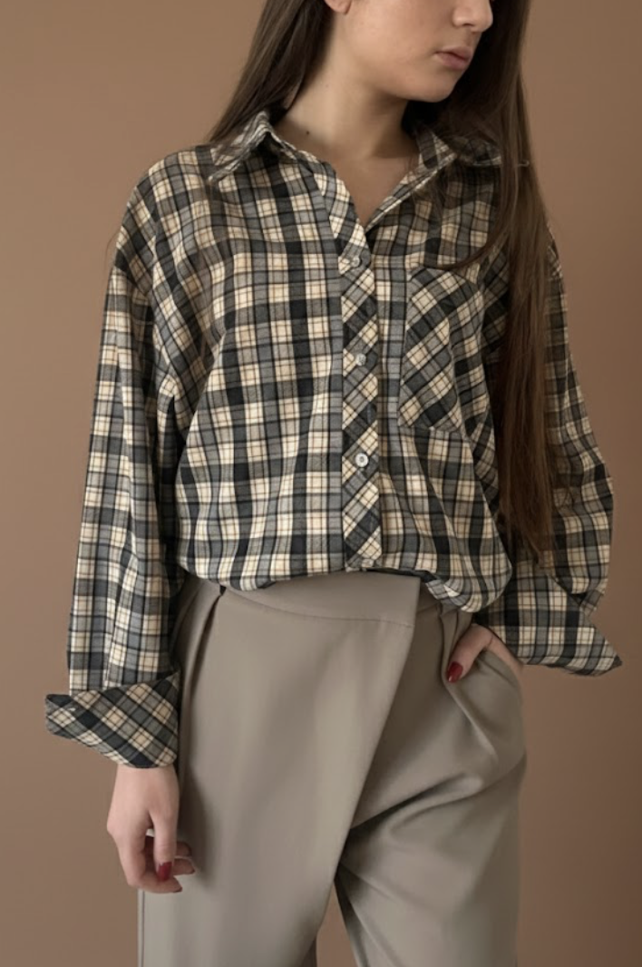 Chemise a carreaux "Ninon"