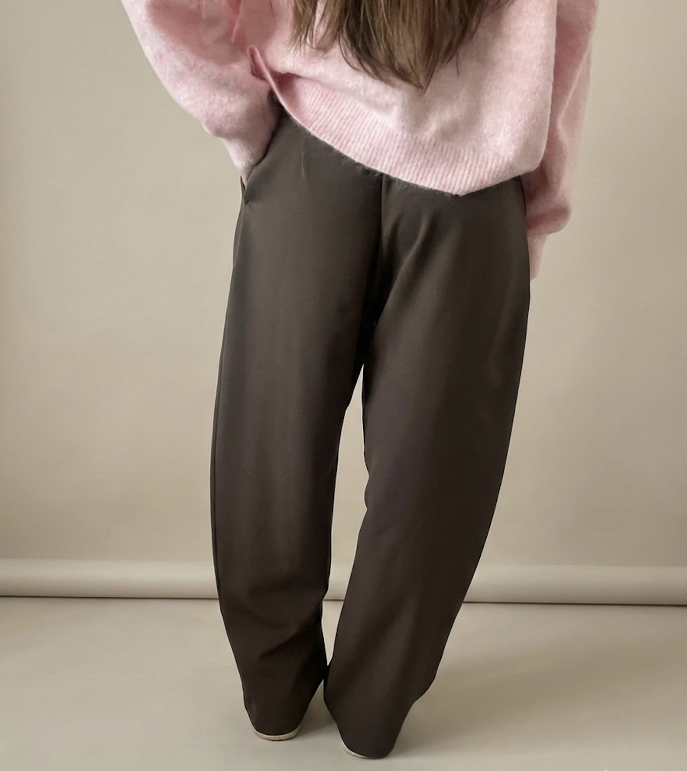 Pantalon "Paule" Taupe