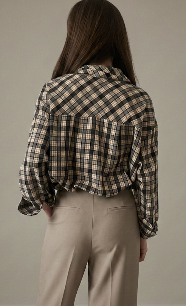 Chemise a carreaux "Ninon"