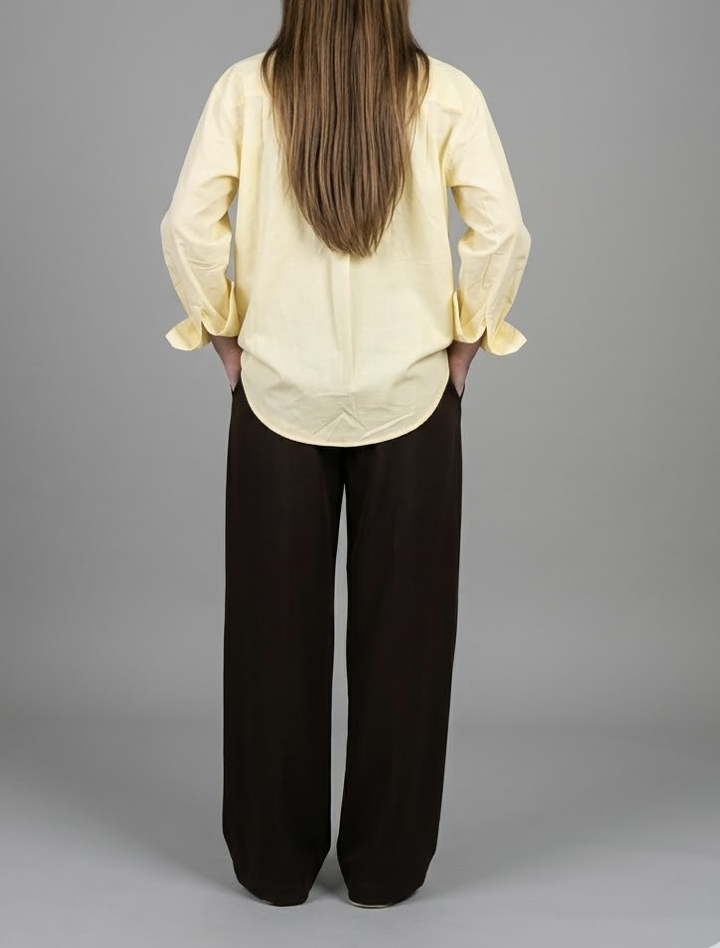 Pantalon "Paule" Chocolat