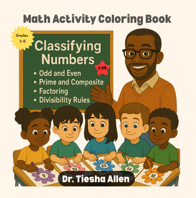 Math Activity Coloring Book: Classifying Numbers - Grades 3–5