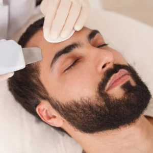 Limpieza facial profunda para hombre