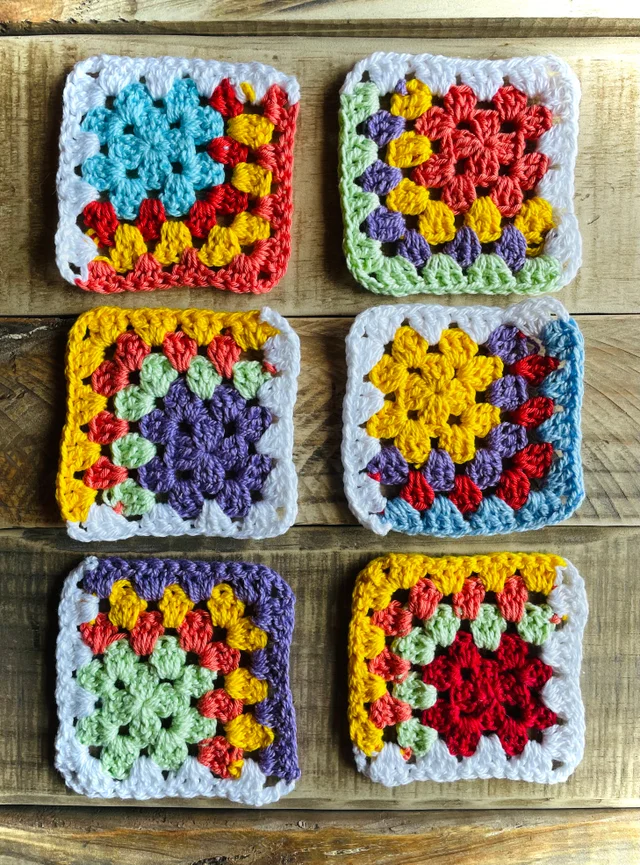 Coaster Crochet, Square