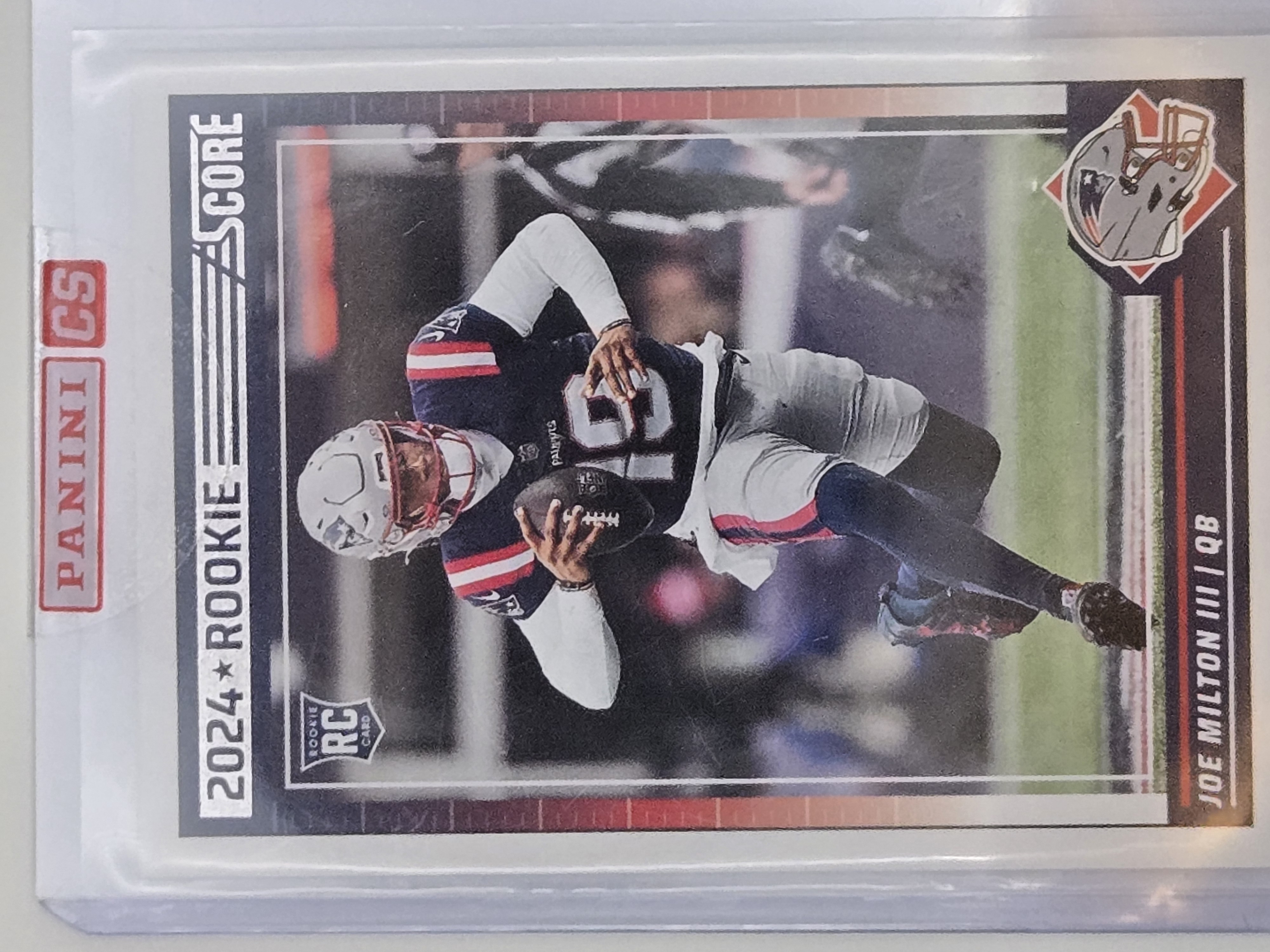 2024 Score Football Redemption Joe Milton III Rookie Card